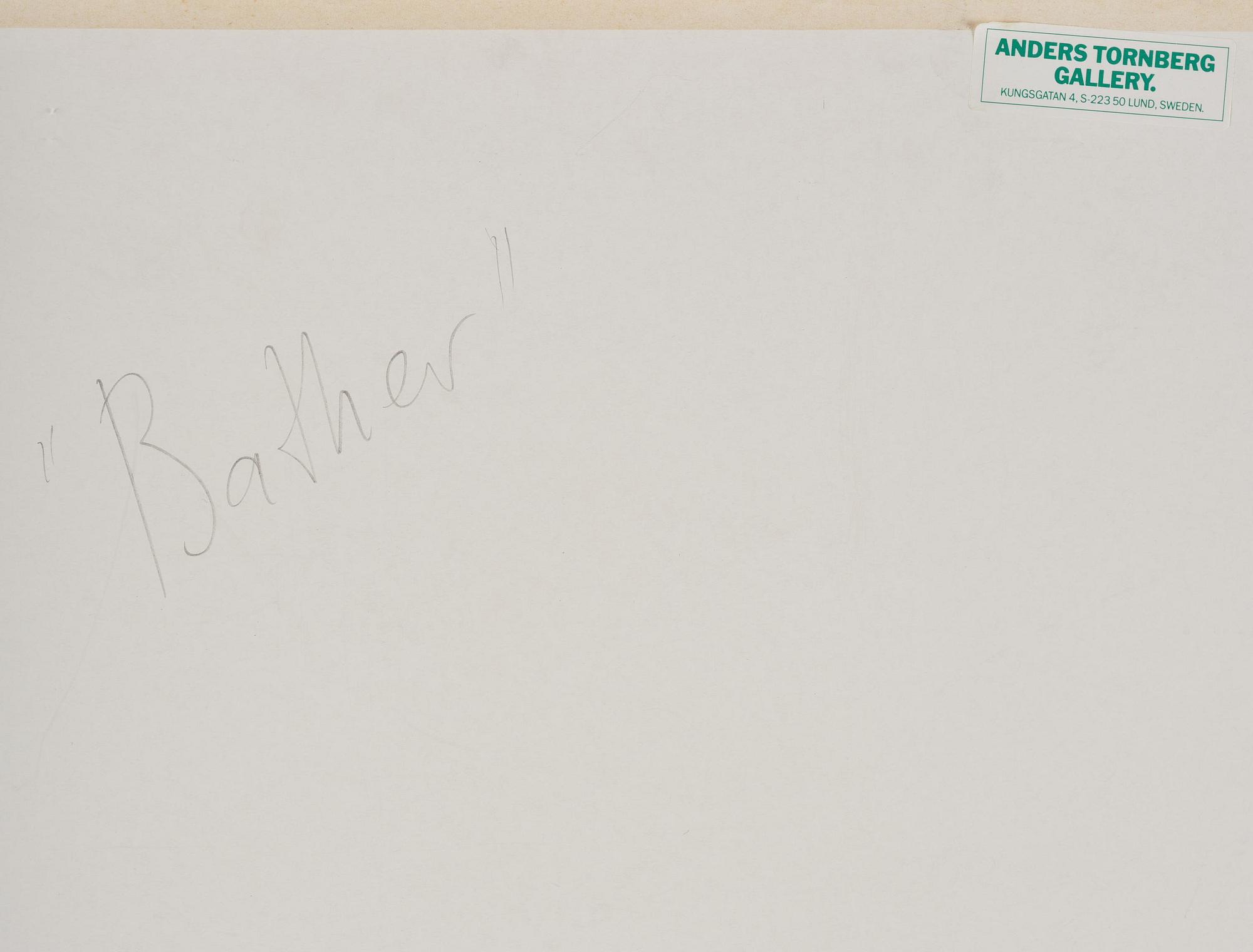 Donald Baechler, "Bather".