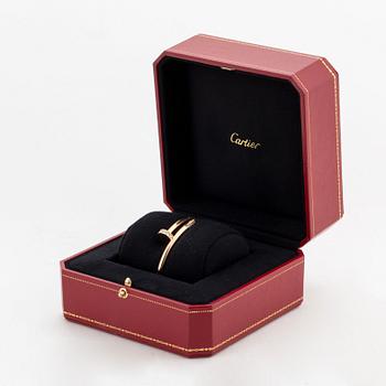 Cartier armband "Juste en Clou" 18K roséguld med runda briljantslipade diamanter.