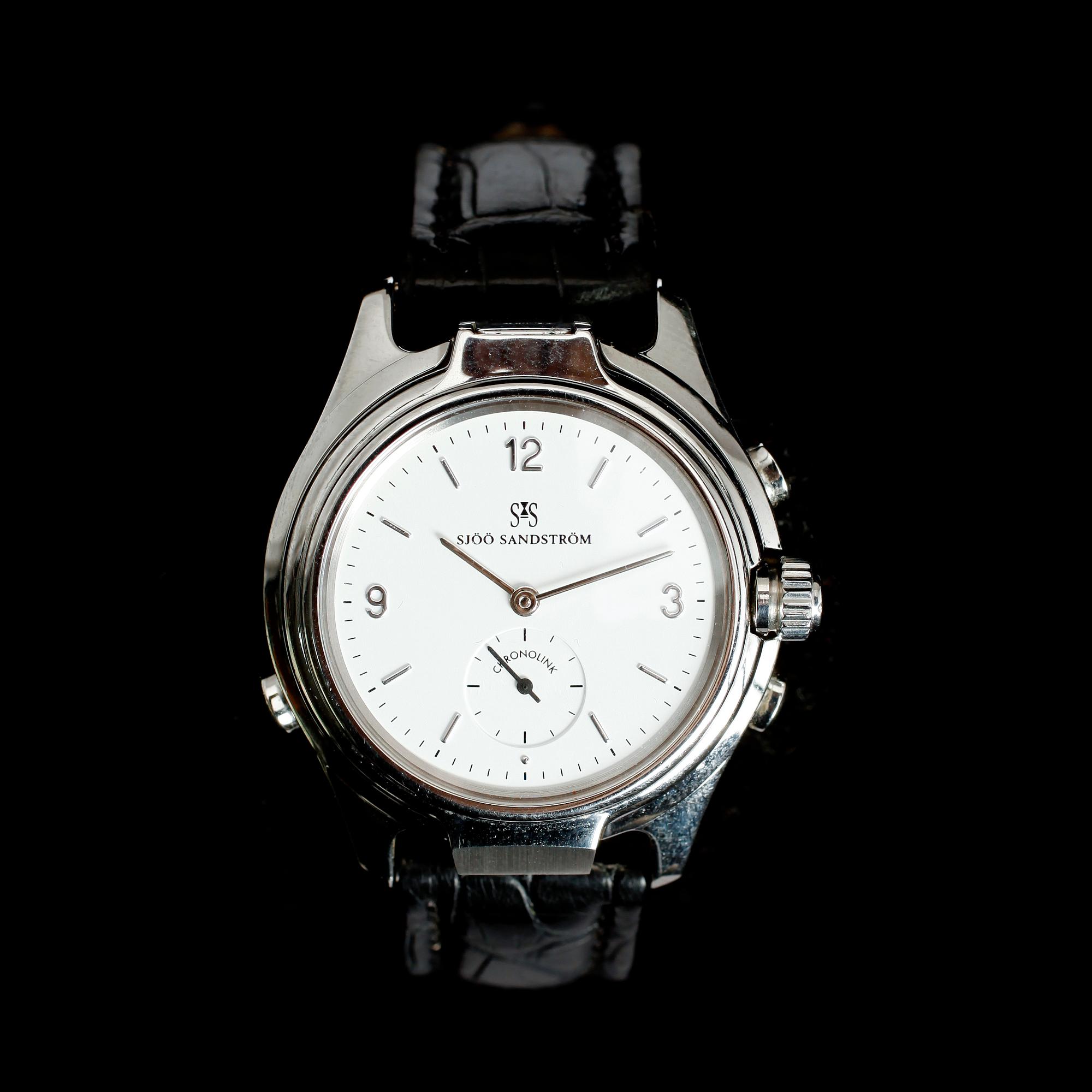 ARMBANDSUR, Sjöö Sandström, Chronolink Worldtimer UTC.