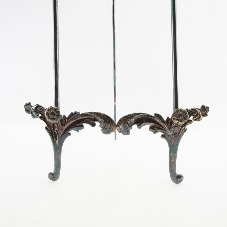 Fotografi/Tavel-ställ tidigt 1900-tal nysilver.