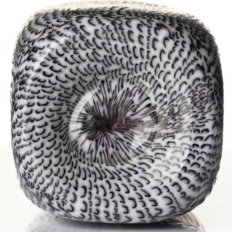 Paolo Venini, a "Mezzaluna Murrine" glass vase, model no. 3670, Venini, Murano, Italy, 1950s.