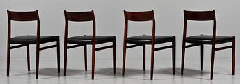 MATGRUPP, 9 delar, Arne Vodder, Sibast Furniture, 1950/60-tal.