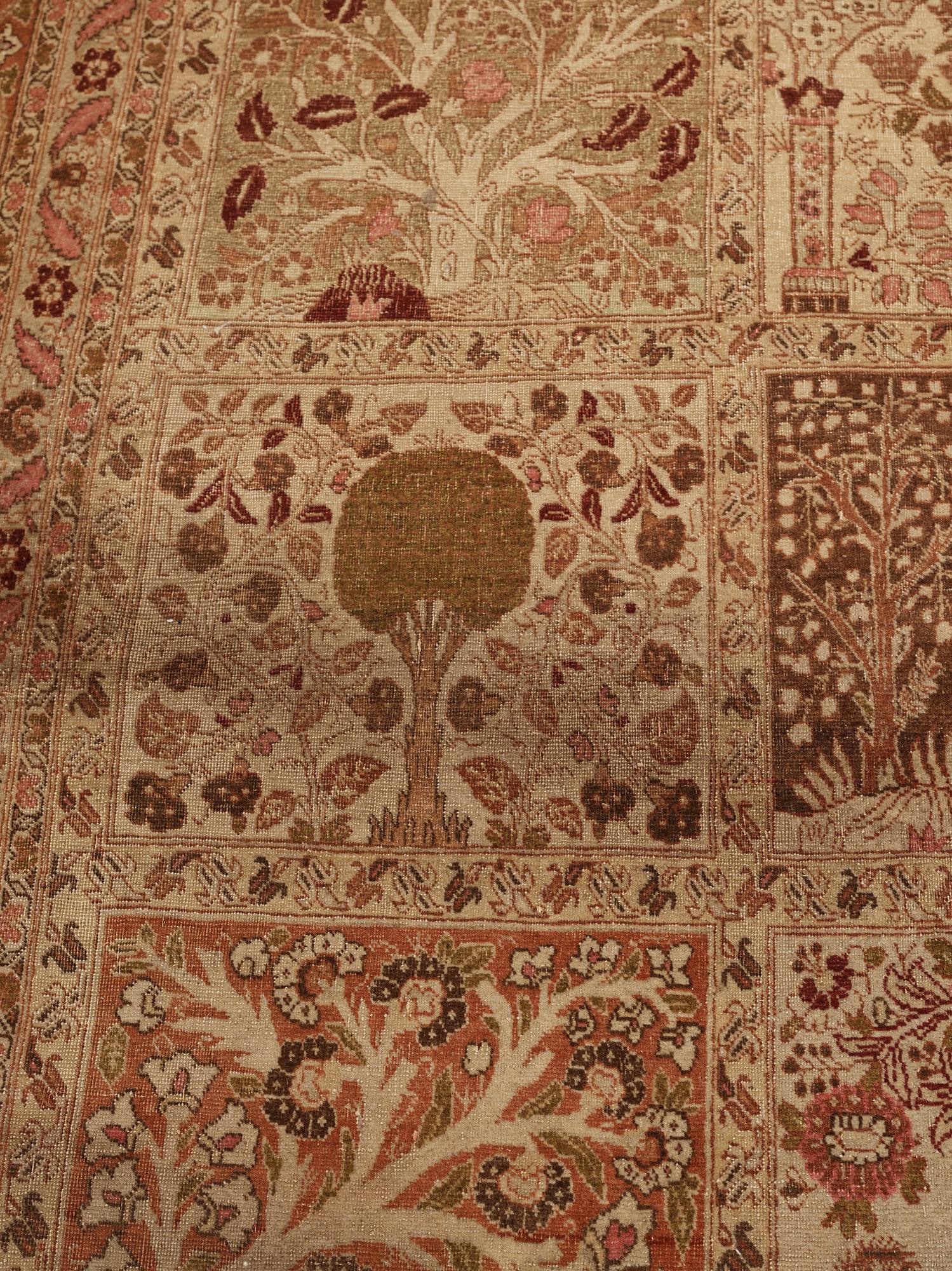 Matta, Antik Täbris, ca 377-386 x 278,5-283,5 cm.