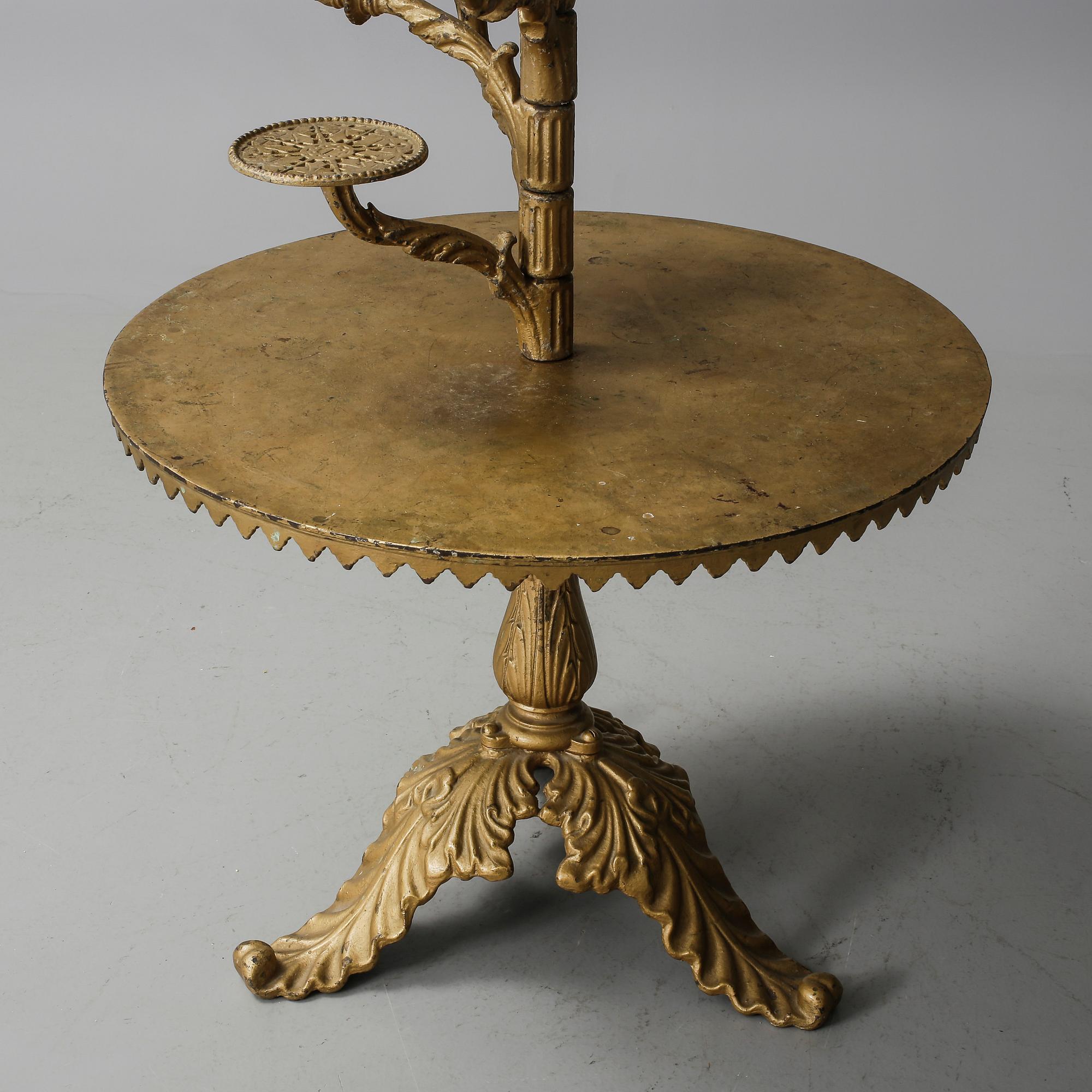 TRÄDGÅRDSBORD, J & CG Bolinder, Stockholm, ca 1900.
