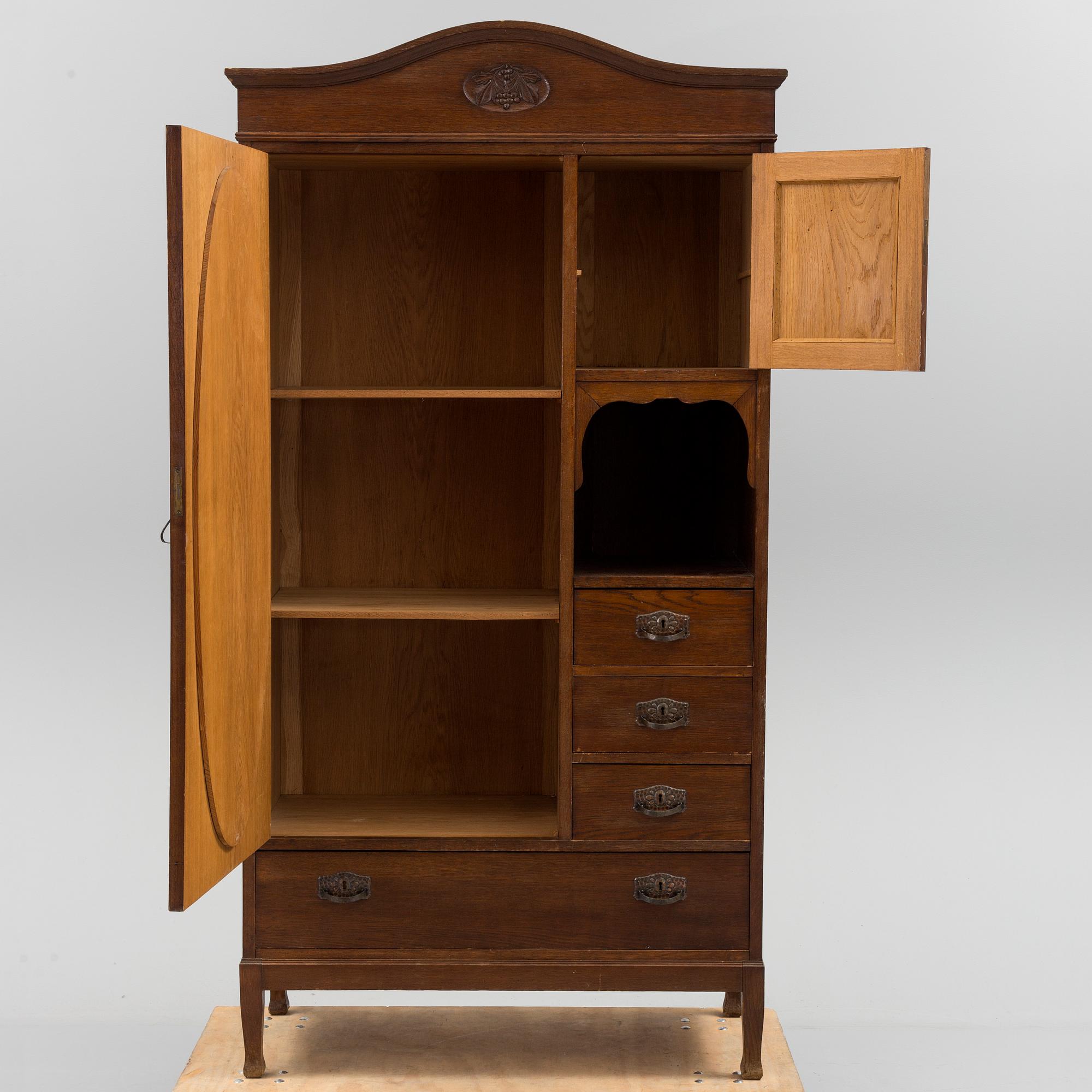 An early 20th century wardrobe.