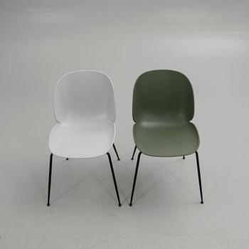 GamFratesi, chairs, a pair, "Beetle Chair", Gubi, Denmark.
