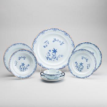 SERVIS, 24 delar, porslin, "Ostindia", Rörstrand, 1900-tal.