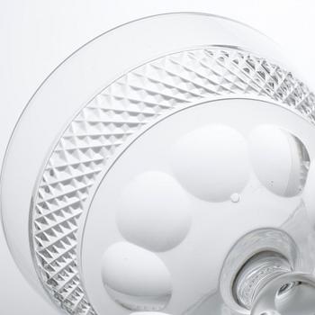 Eleven glass champagne cups, around mid 20th century.