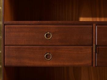 Oscar Nilsson, a teak cabinet executed by cabinetmaker Gustav Bouvin for the Stockholm craft association, Sweden 1939.