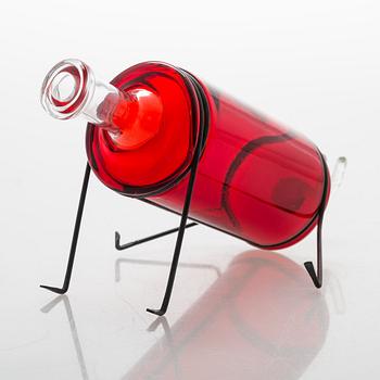 Markku Salo, glass sculpture, year dog, signed Markku Salo, Nuutajärvi 2014, numbered 89/100.