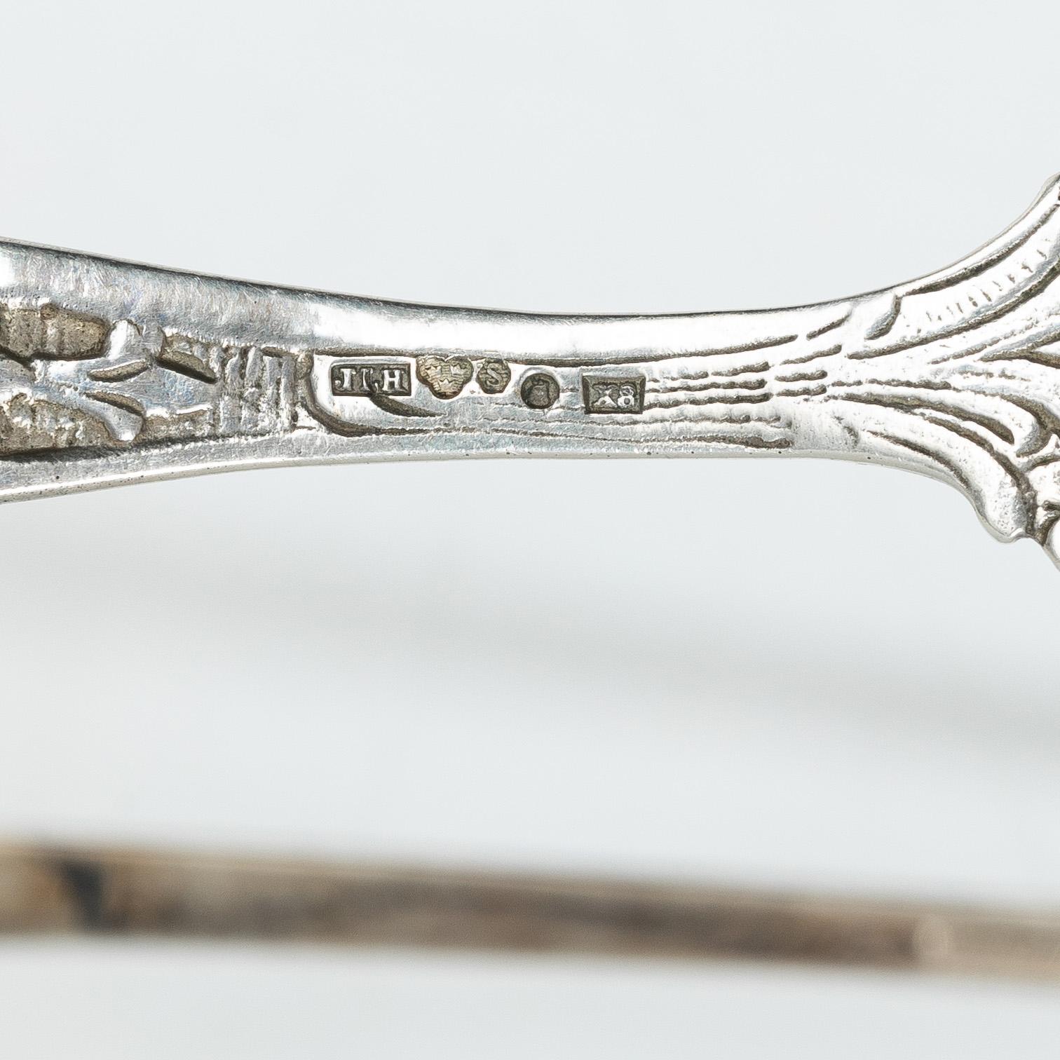 Cutlery set, 44 pieces, silver, “Tornedal”, including mark of CO Persson, Haparanda, 1953.
