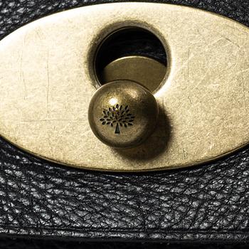 Mulberry, a leather bag.