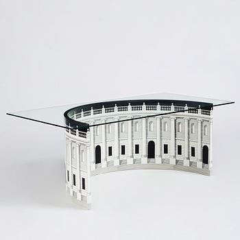 Piero Fornasetti, soffbord, "Architettura", Fornasetti, Milano, Italien 2008.