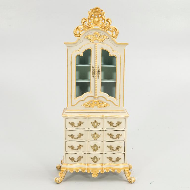 Miniature cabinet, late Baroque/Rococo, later part of the 18th century.