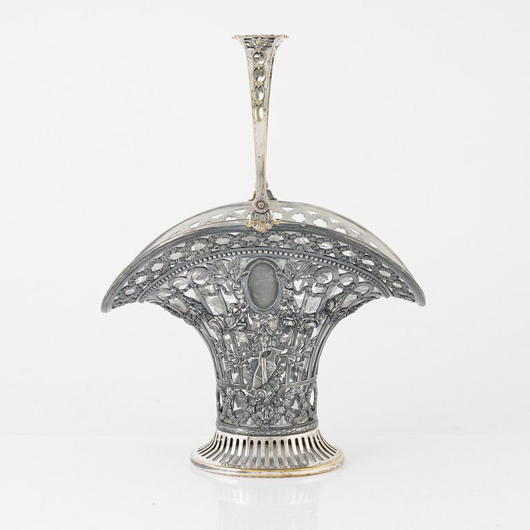 WMF, basket, new silver, first half of the 20th century.