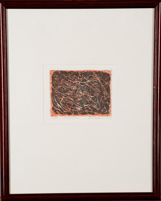 REINO HIETANEN, litografia, signeerattu, päivätty 1999 ja numeroitu 24/30.