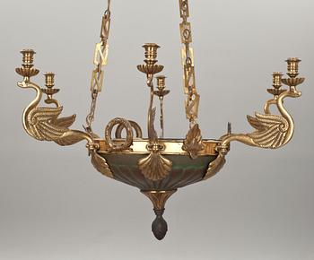 AMPEL, empire-stil, 1900-tal.
Höjd 105 cm.