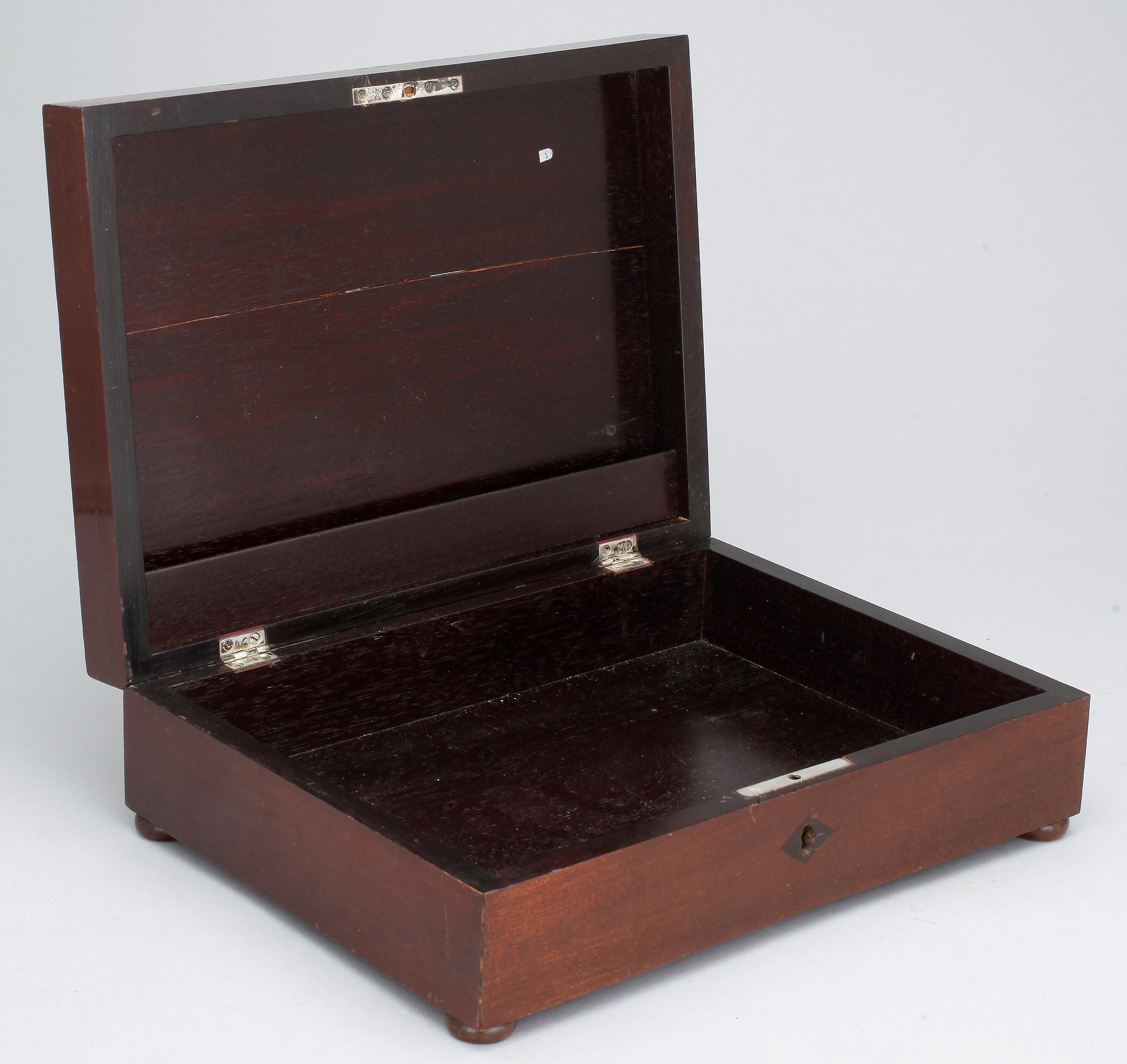 SKRIN, trä/silver, WA Bolin, Stockholm, 1924, stämplad.