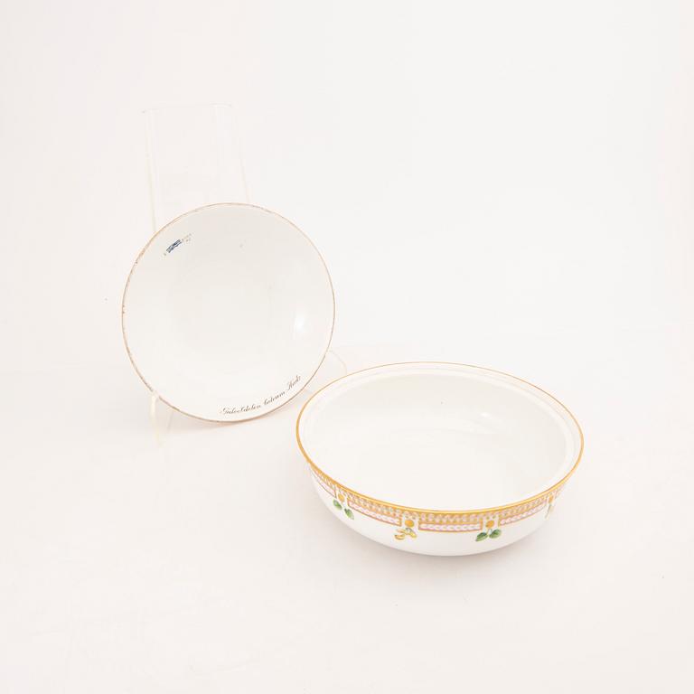 Karott med lock "Flora Danica" Royal Copenhagen Danmark porslin.