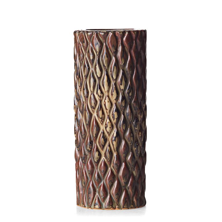 Axel Salto, a stoneware "Sung glaze budding style" vase, Royal Copenhagen, Denmark 1964.