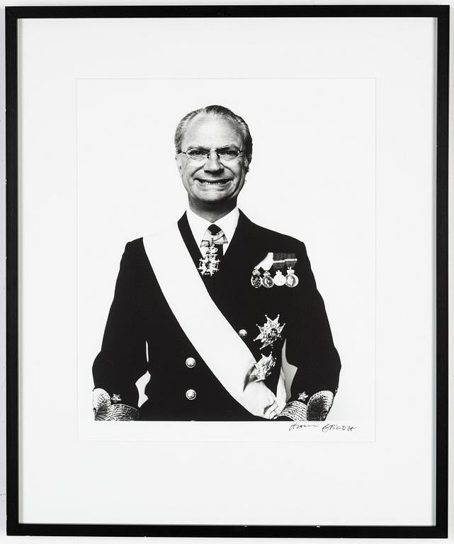 Hans Gedda, fotografi signerad.