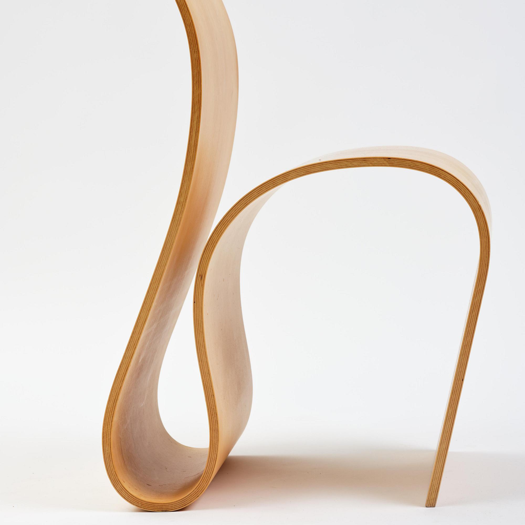 Caroline Schlyter, a "Lilla h" chair, ed. XIX/XX, Forsnäs, Sweden, 1991.