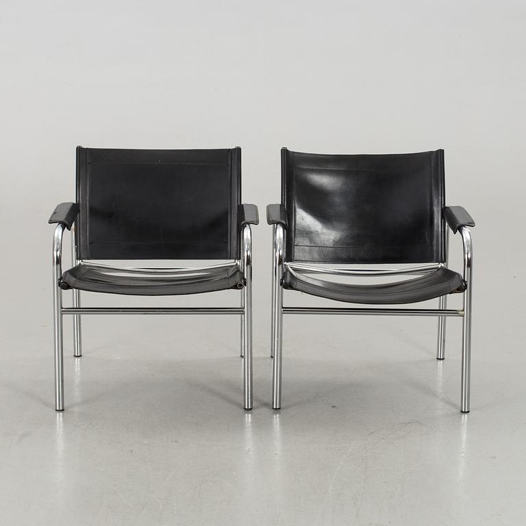 A PAIR OF TORD BJÖRKLUND "KLINTE" ARMCHAIRS BY IKEA.