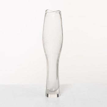 Tapio Wirkkala, a glass vase, model "3545", Iittala, Finland 1950s.