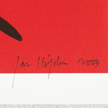 Jan Håfström, lithograph in colours, 2003, signed 535/2000.