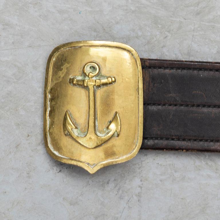 A Swedish navy NCO's sabre 1885 pattern with scabbard.