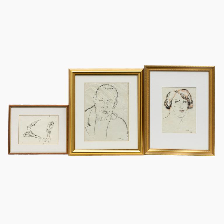 Wilhelm Kåge, Three sketches.
