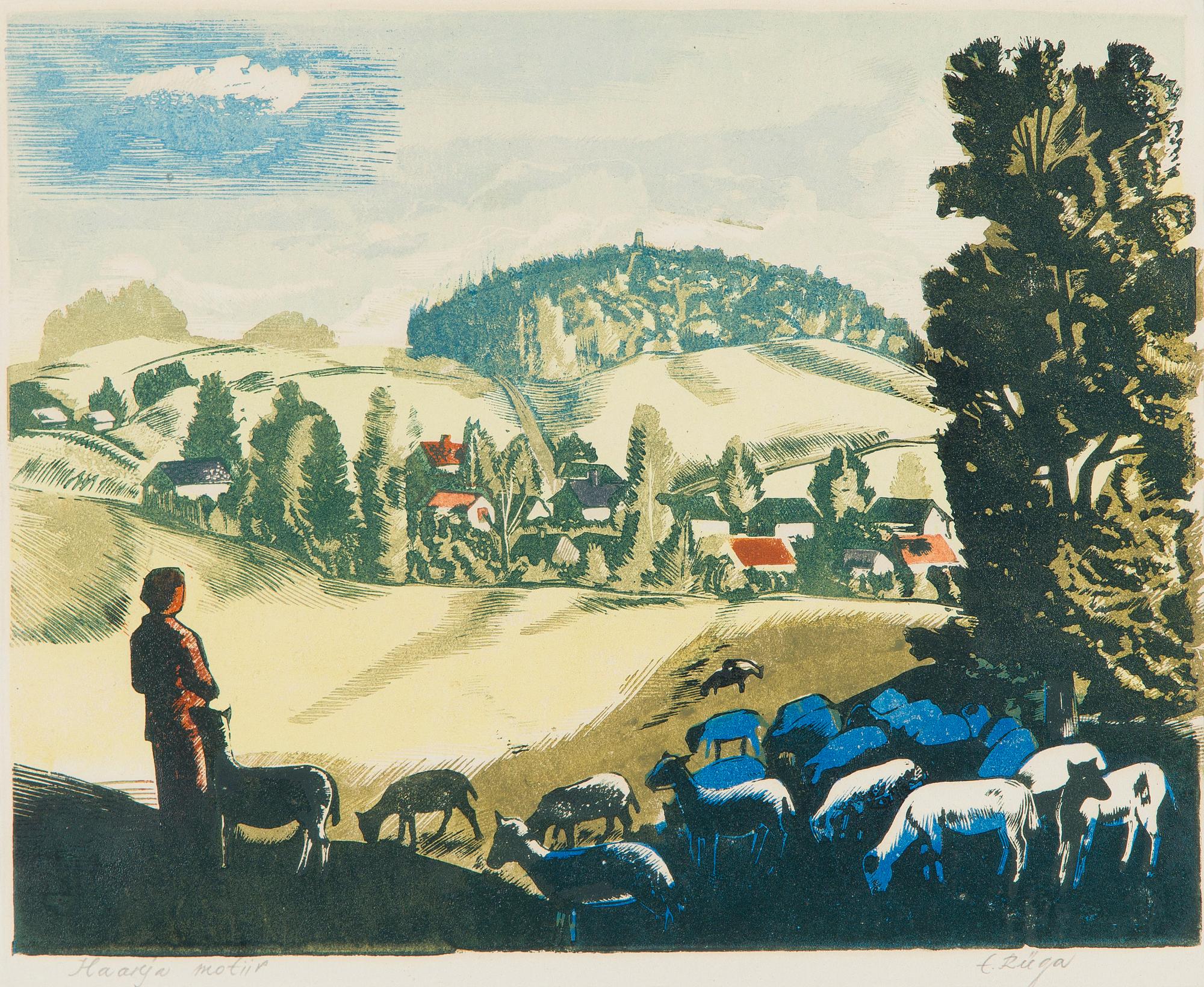 Eduard Rüga, "Haanja motiiv".