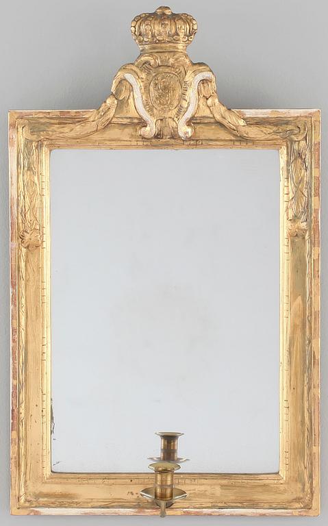 SPEGELLAMPETTER, ett par, gustavianska, 1700-talets andra hälft.