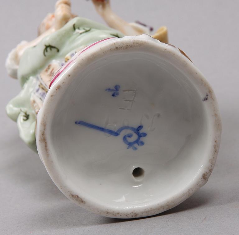 FIGURIN, porslin, 1800-tal.