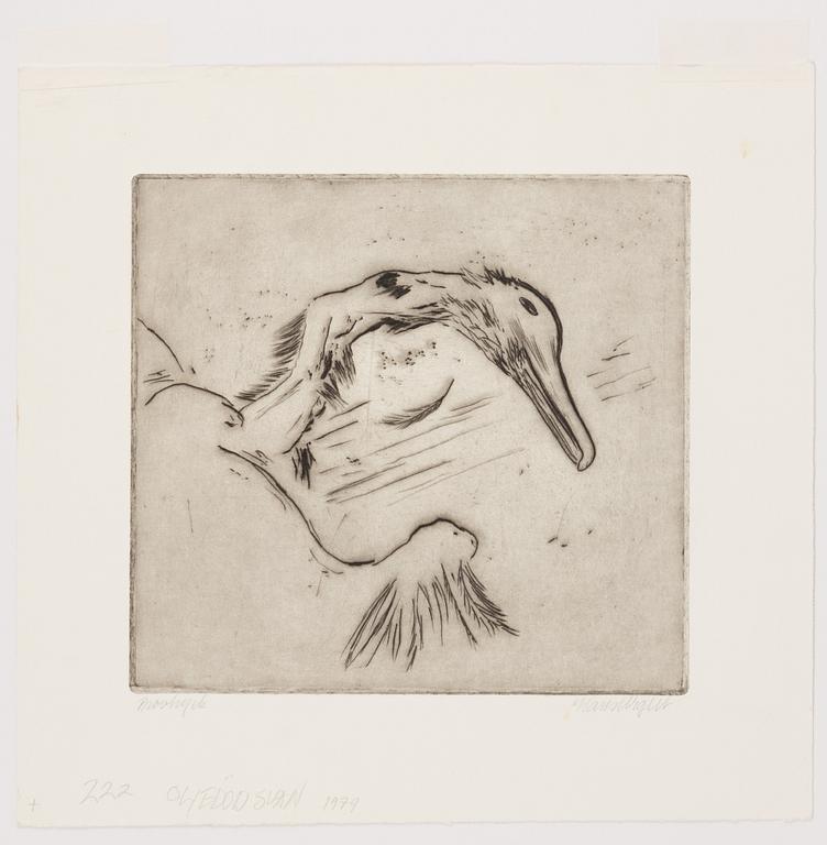 Hans Wigert, "Oljedöd svan".