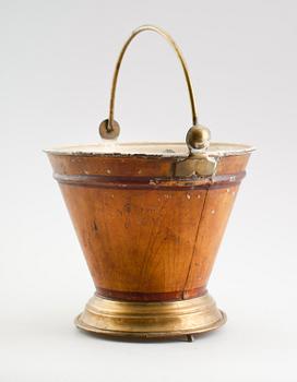 VINKYLARE, mässing och bemålad plåt, 1800-tal.