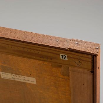 TOVE FRIIS-HJORTH, olja på duk, monogramsignerad samt tillhörande TEXTILSKULPTUR.