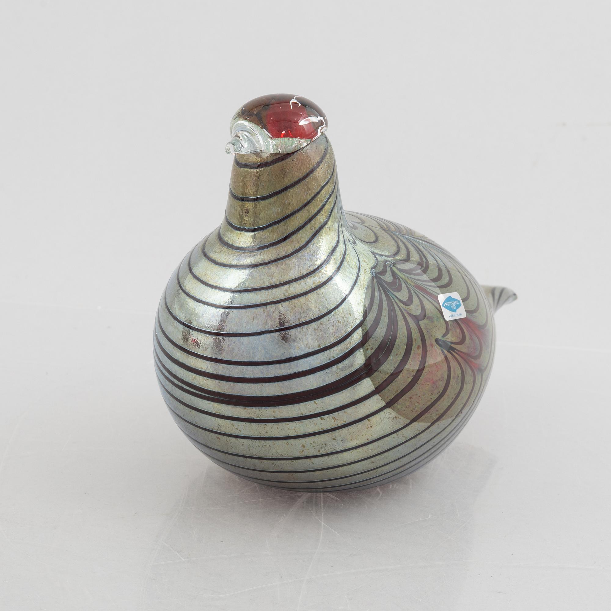 Oiva Toikka, a glass bird, Nuutajärvi Notsjö, Finland.