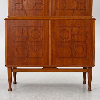 Yngve Ekström, cabinet, 'Krus', AB Westbergs Möbler, Tranås, 1950s.