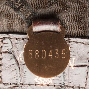 A Mulberry lethter briefcase and document case.