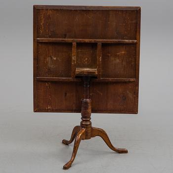 A Swedish tilt-top table circa 1800.