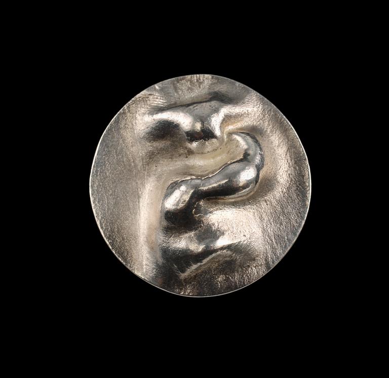 Björn Weckström, A RING, silver, "Birth of a Crater", Lapponia 1969. Weight 24,1.