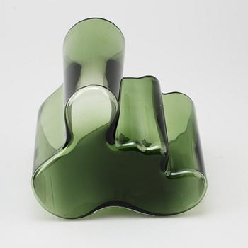 'Savoy' glass vase 50 years, signed A. Aalto 1936-1986 Iittala E 7484/8000.