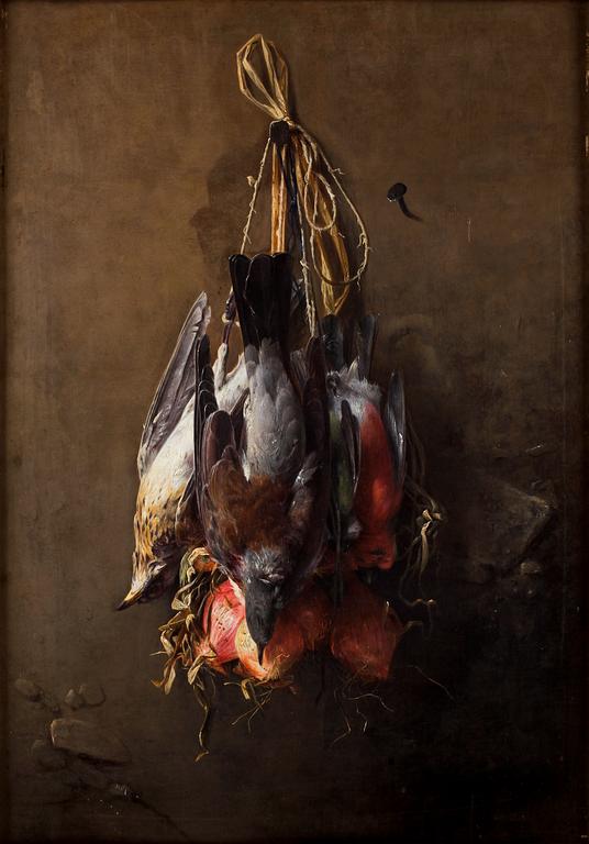 HENRIK THEODOR LUNDH, hans art, olja på pannå, ej signerad.