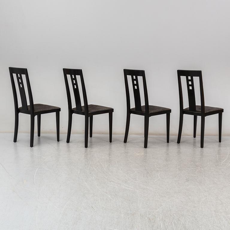 Four late 20th century chairs, Thonet.