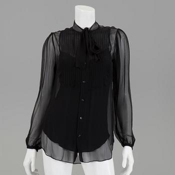 Two blouses by Ralph Lauren, in size 4.