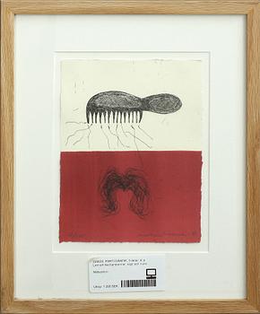 PARTI GRAFIK, 3 delar, bl a Lennart Aschenbrenner, sign och numr.