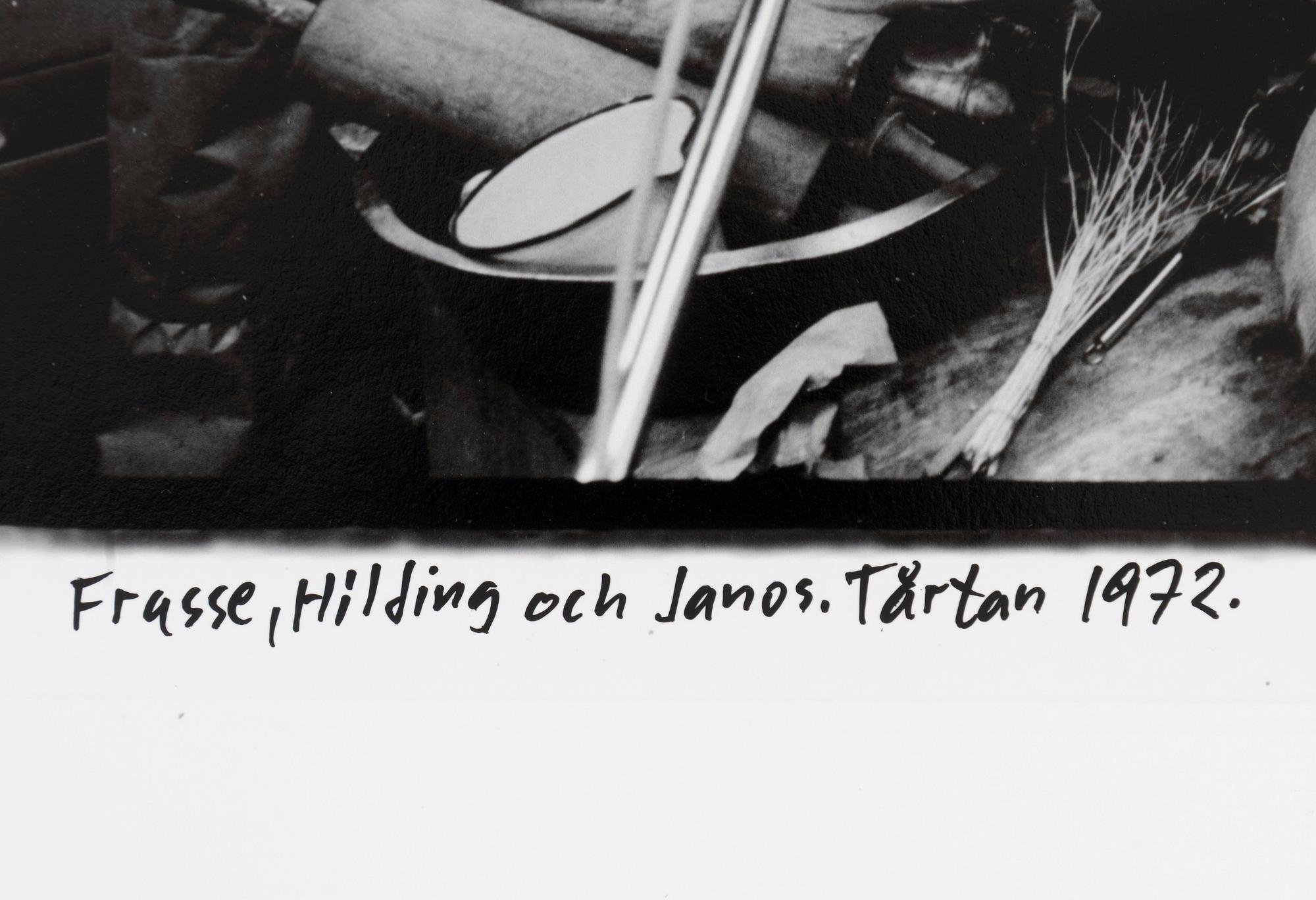 Carl Johan De Geer, "Frasse, Hilding och Janos. Tårtan 1972".
