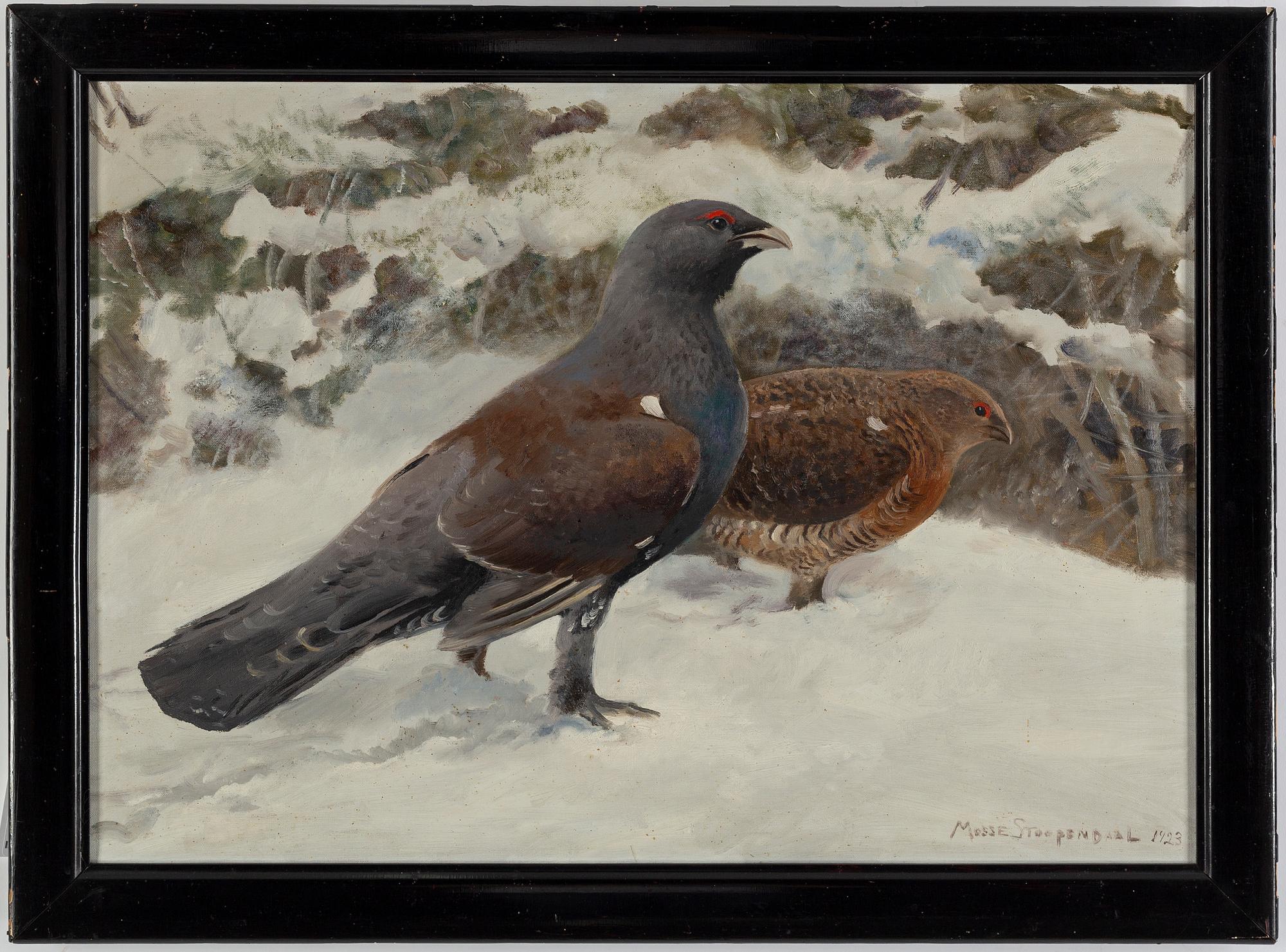 MOSSE STOOPENDAAL, oil on canvas, signed and dated 1923.