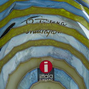 Oiva Toikka, lasilintu, "Tavitar", signeerattu O. Toikka Nuutajärvi.